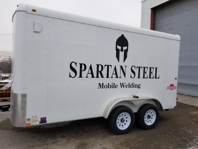 mobile welding trailer